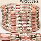 36inch light Plastic ,Glass,Magnetic Wrap Bracelet Necklace All in One Set